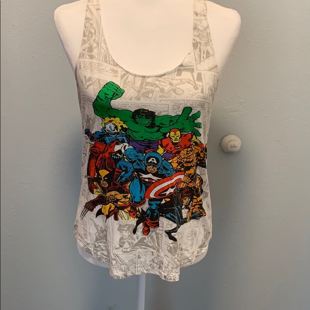 Marvel women tank size small